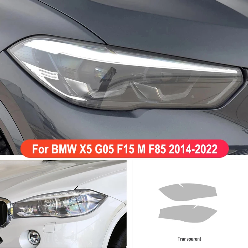 For BMW X5 F15 G05 2014-2022 Car Exterior Headlight Anti-scratch